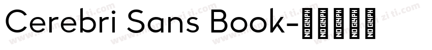 Cerebri Sans Book字体转换